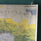 Geographic vintage - black Africa map