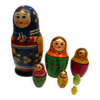 Lot de 7 poupées russes