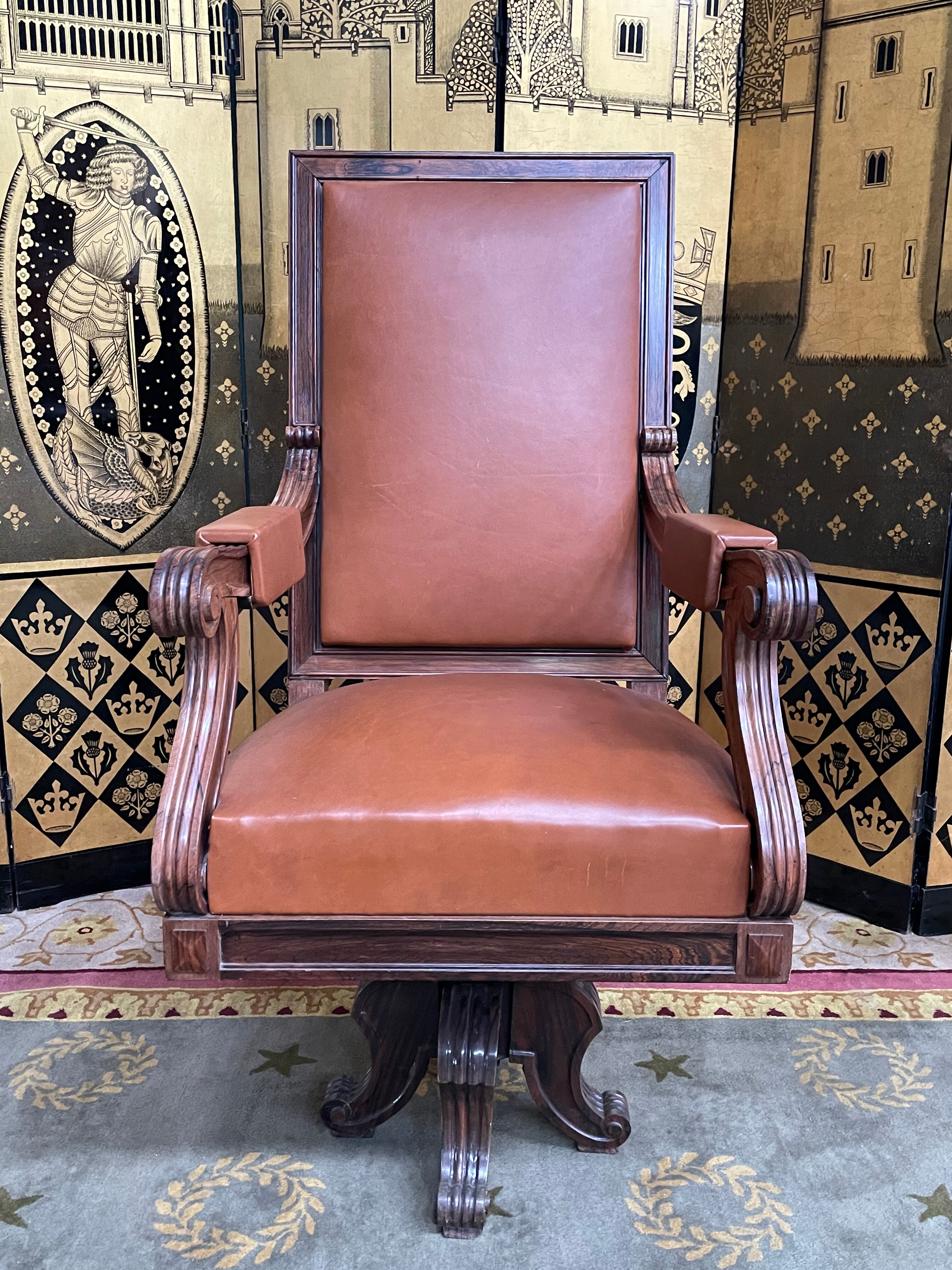 American swivel office chair "HILLCREST"