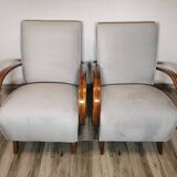 Fauteuils par Jindrich Halabala, 1940s, Set de 2