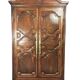 Armoire, d'époque Louis XVI, noyer, fin XVII-début XVIIIème siècle