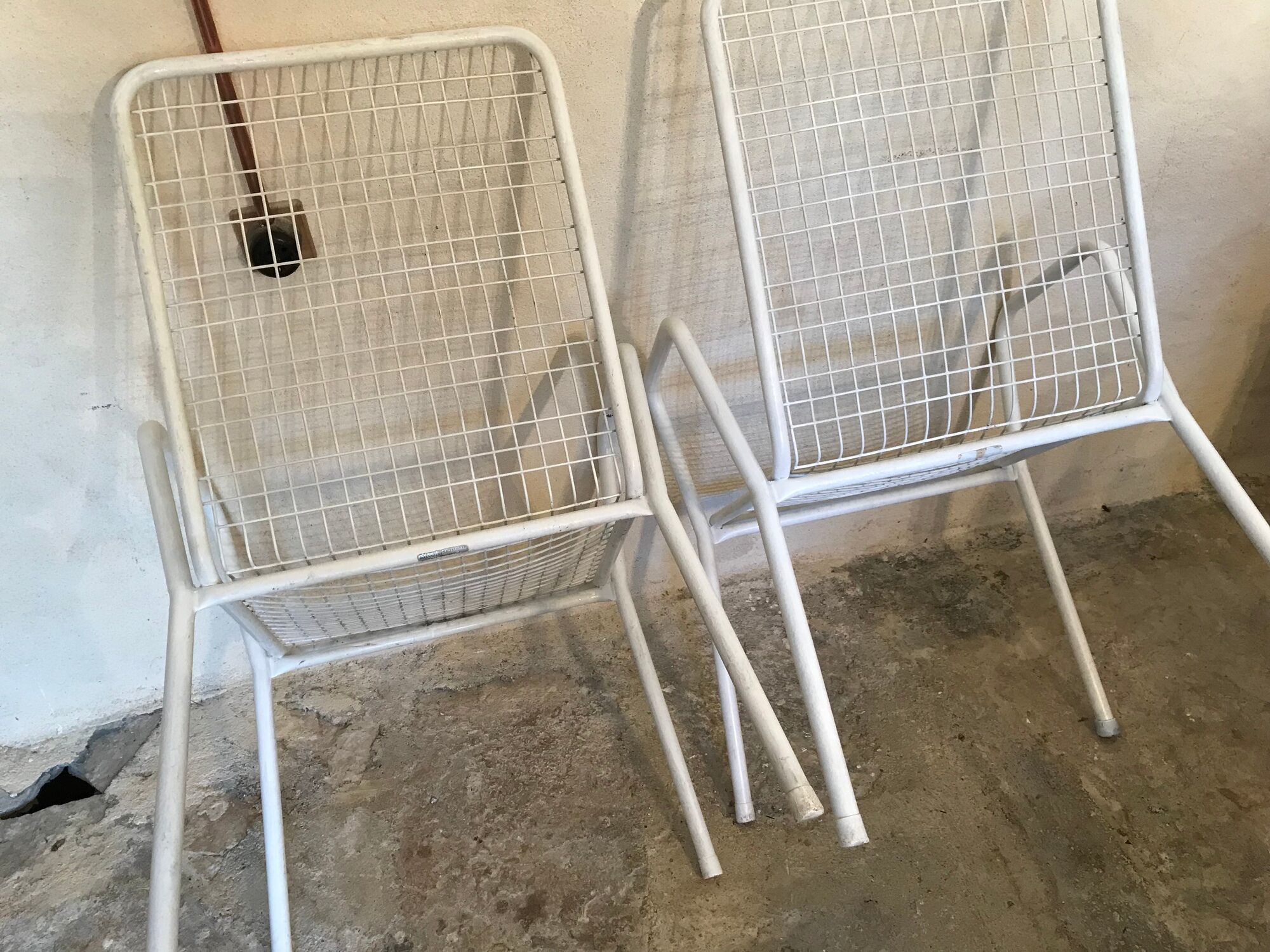 Pair of vintage armchair EMU RIO 1960-1980's