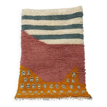 Traditional handmade Moroccan rug 3 x 2 m