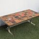 Vintage ceramic coffee table by Jean Gregorieff for Roche Bobois.