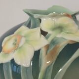 Antique vintage FRANZ art nouveau porcelain vase