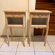 Wooden bedside table