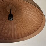 Scandinavian wooden pendant light by Hans-Agne Jakobsson, Suede design 1960