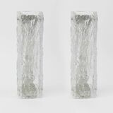 Frosted Glass Vanity Wall Sconce by Kaiser, Germany, 1970s