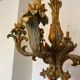 Lustre style Hollywood Regency années 70 bois sculpté