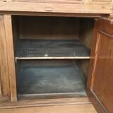 Counter or low sideboard in solid wood - craft furniture