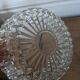 Cut glass salad bowl