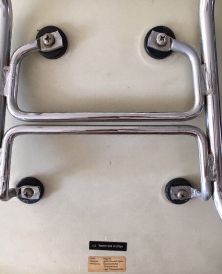 Pair dax armchairs Charles Eames for Herman Miller 1970