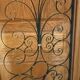 Pair of interior wrought iron grilles XXth century