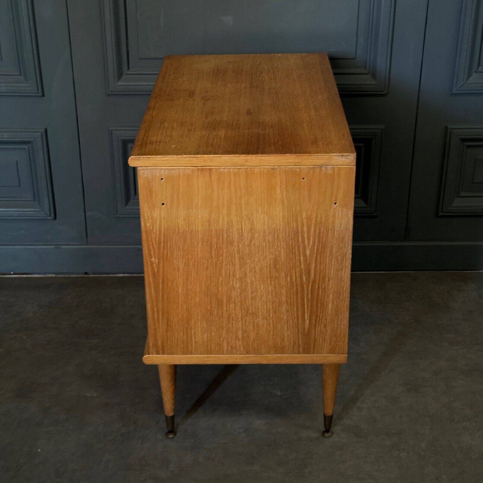 1960 rattan chest of drawers 4 drawers spindle legs