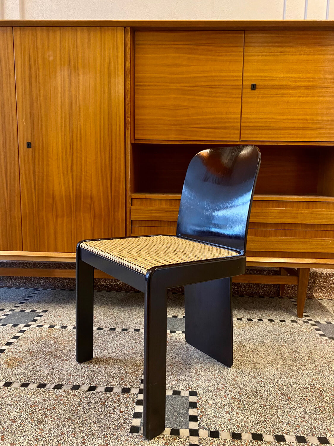 Set of 4 Pier Luigi chairs for Pozzi Milano 1970