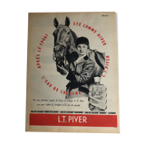 A4 L.T Piver plastic authentic advertising poster