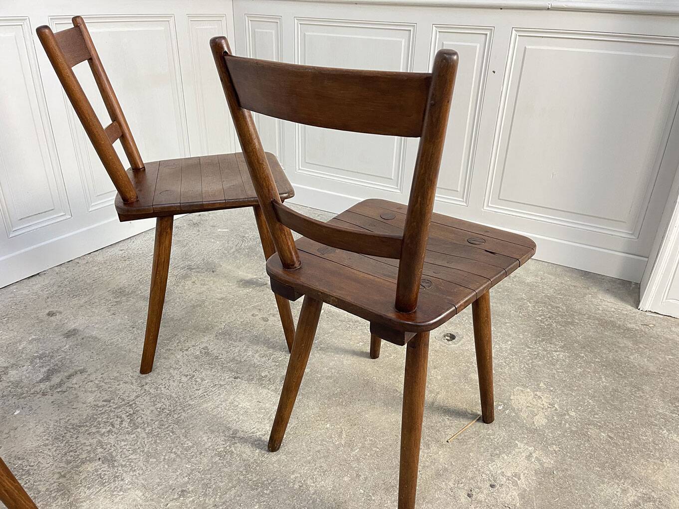 5 Schneck chairs from the 1950s