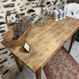 table with vintage drawer