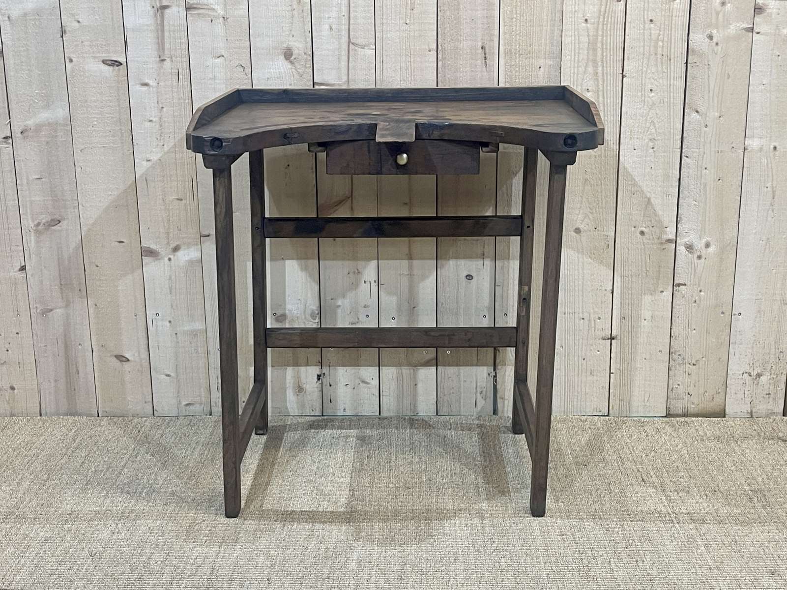 Table de travail de bijoutier en chêne début XXème