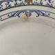 11 old Creil and Montereau dessert plates, Colbert service