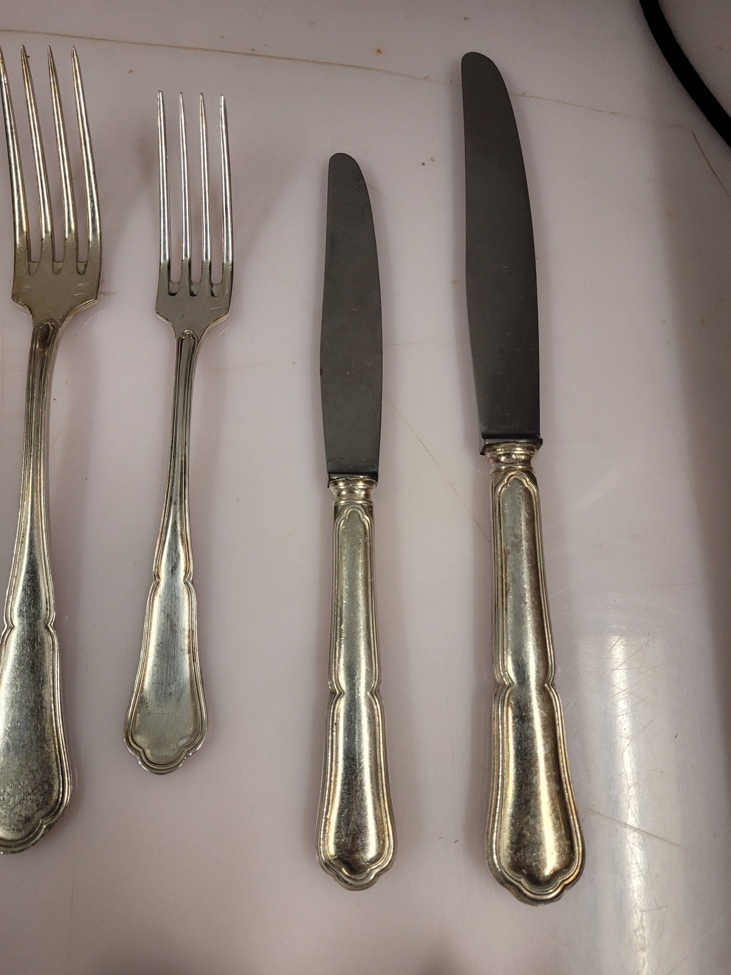 Cutlery set 170 pieces in chrome metal Goldsmith Chrysalia