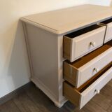 Commode bébé en bois peint