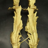 Pair of sconces with 1 fire Louis XV style