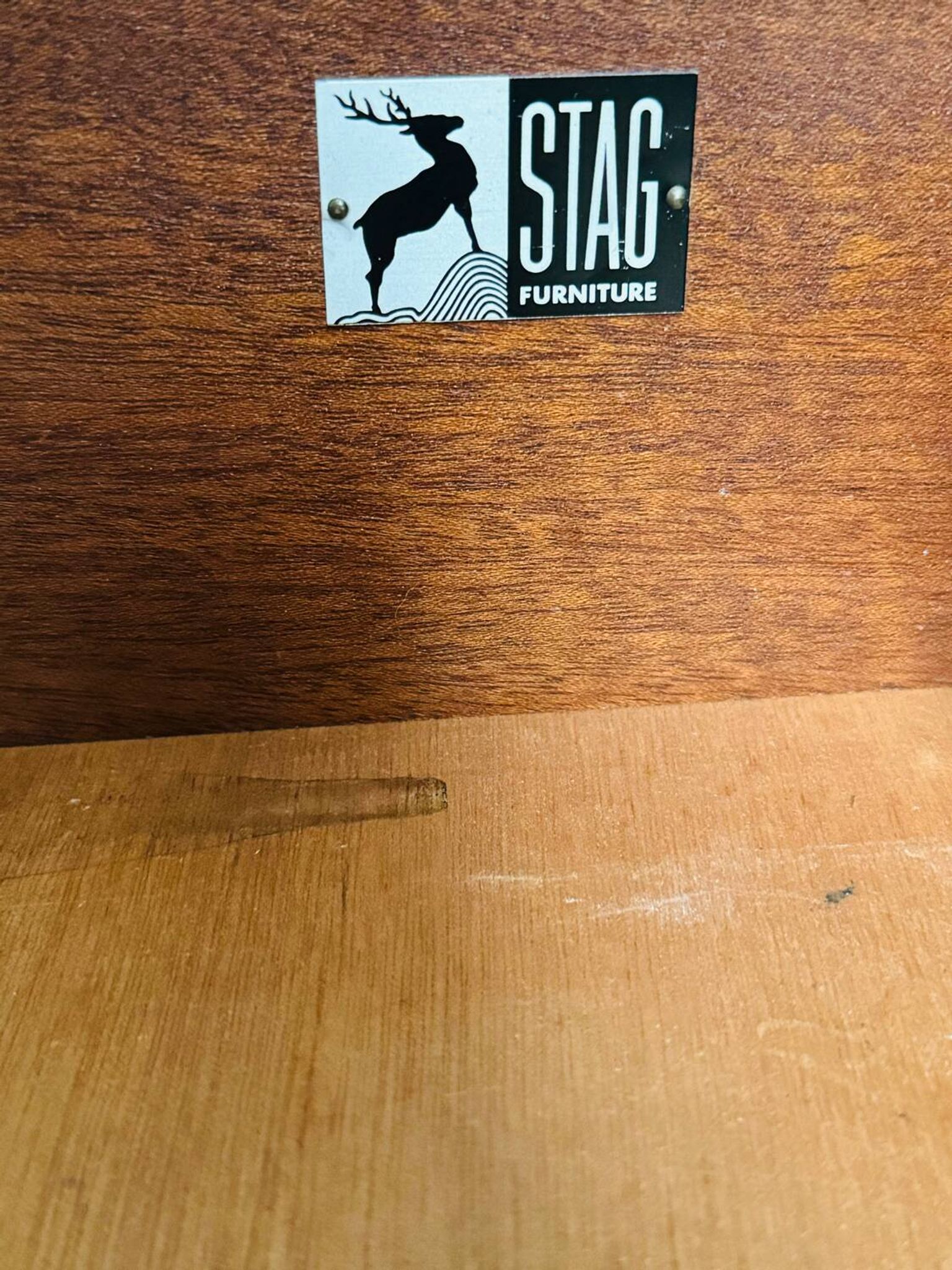 Vintage teak chest of drawers Stag Furniture edition