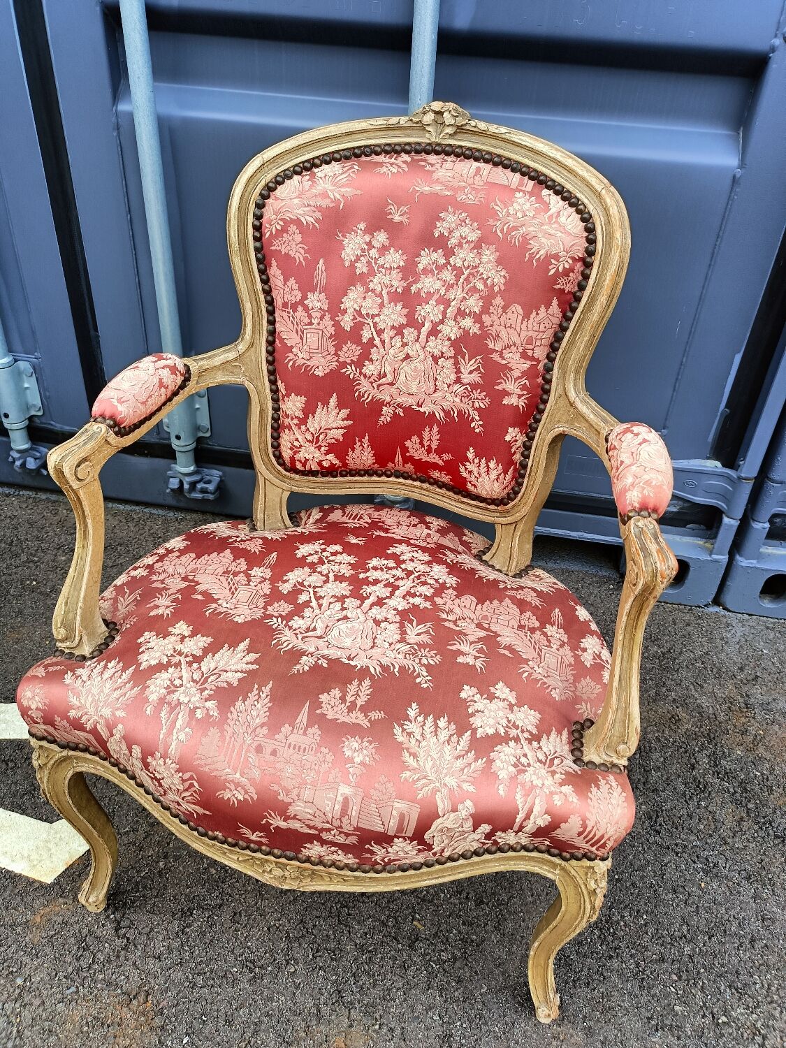 Pair of antique armchairs Louis XV style