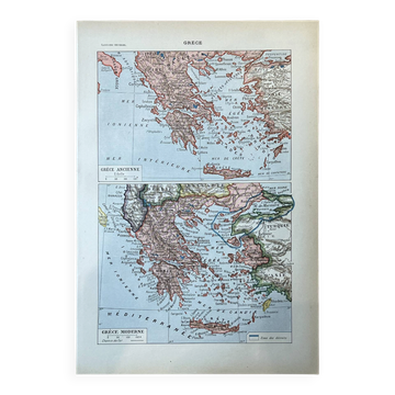 Carte Grèce - 20x29cm