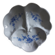 Plate aperitif floral patterns Bernardeau Limoges
