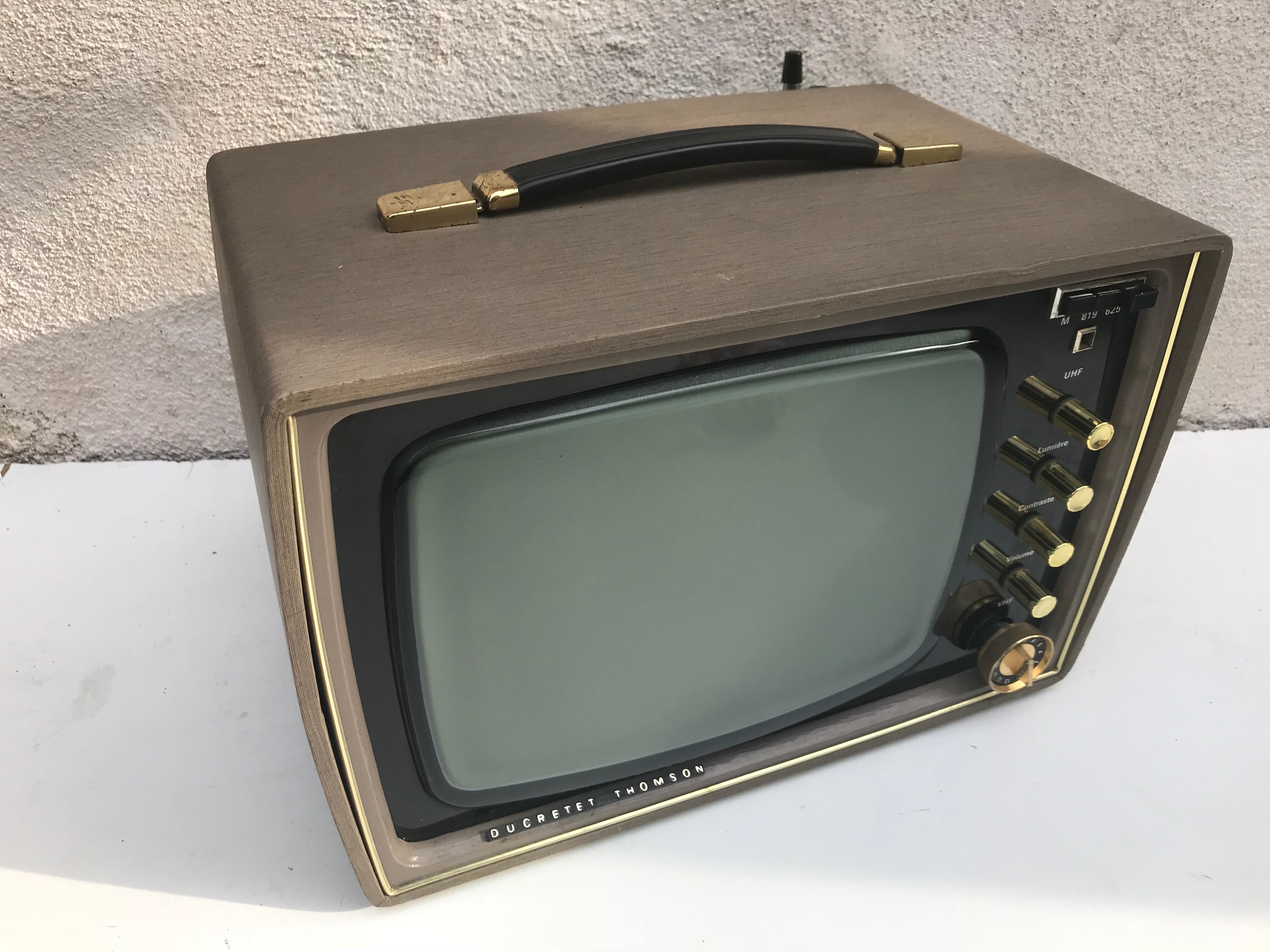 Old television  Ducretet Thomson brand