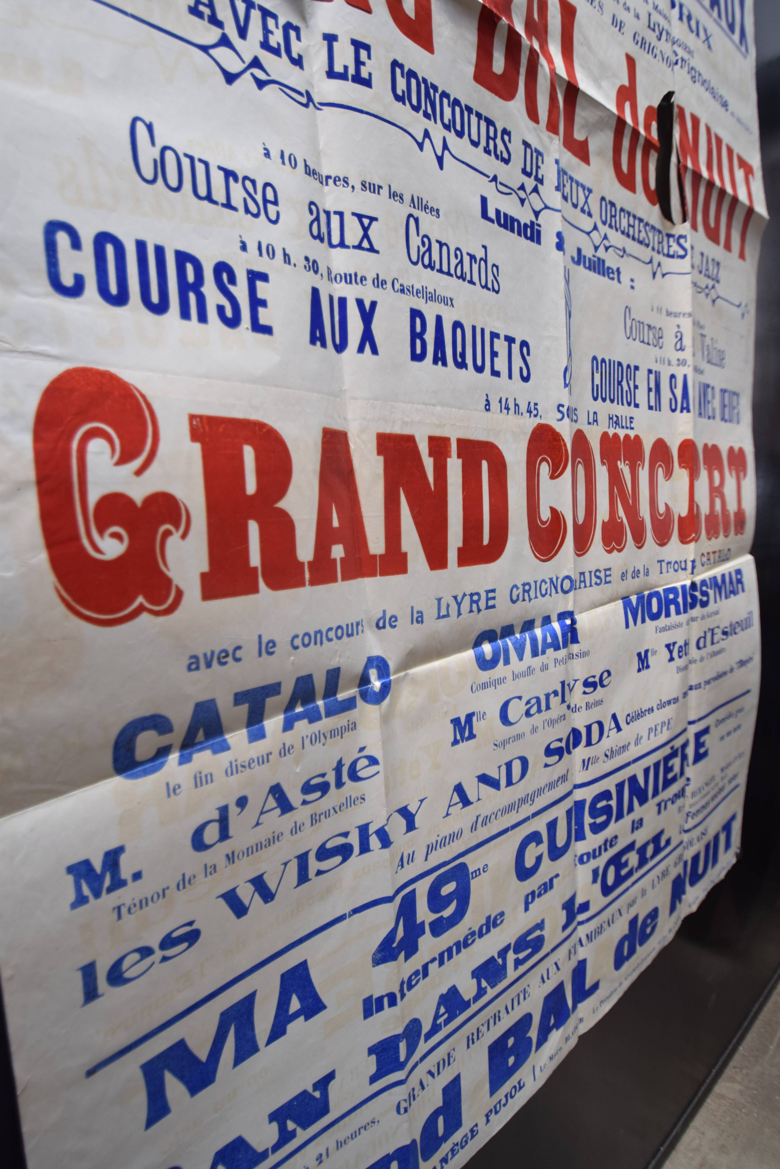 Poster "Feasts of St. Peter" - City of Grignols - 1935