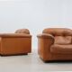 De Sede « DS 101 » fauteuils en cuir années 1970