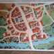 50s school poster Rossignol collection, autumn-the village plan