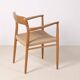 Chaise Niels O. Møller modèle 56 en chêne, Danemark des années 1960