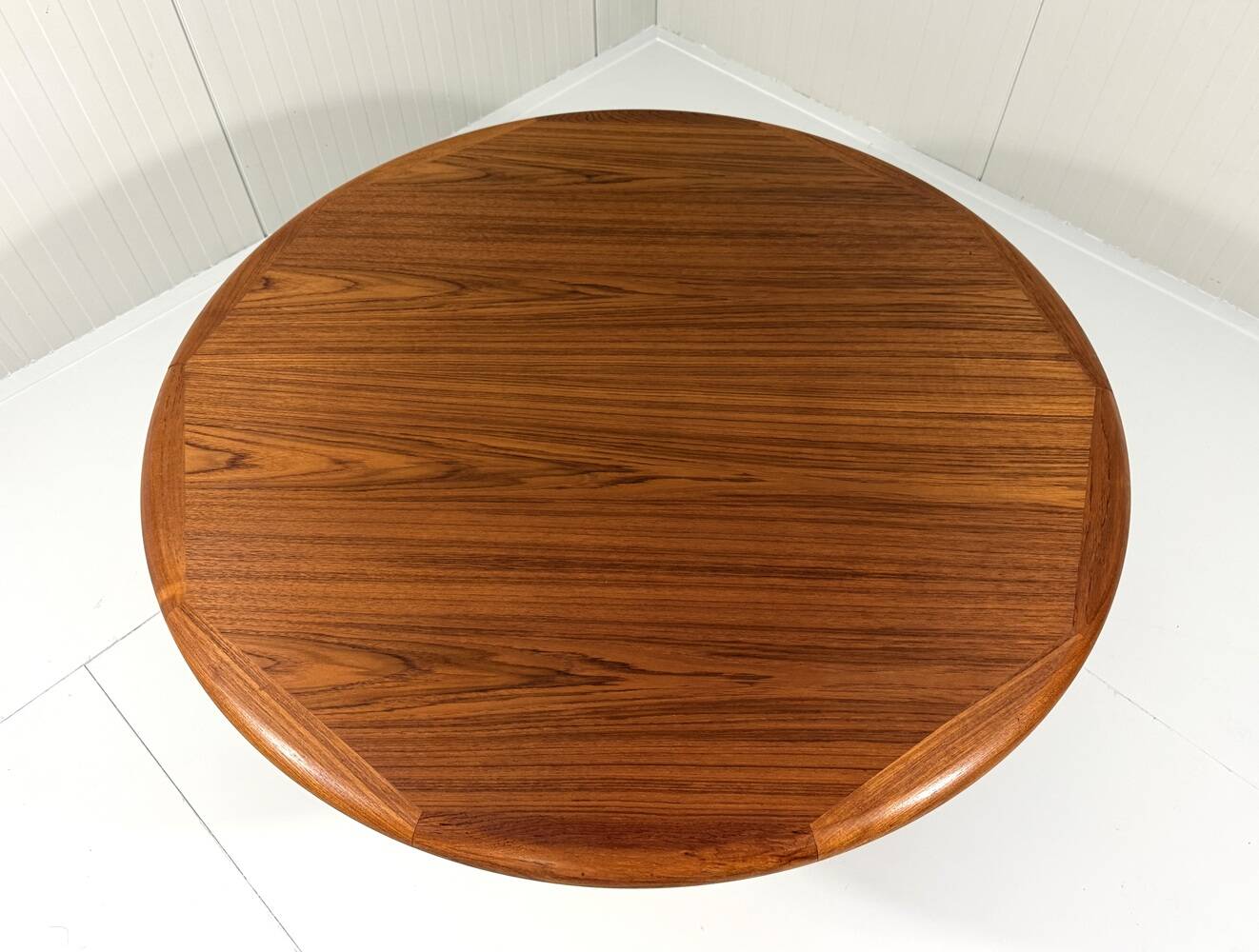 Teak extendable dining table by KS Møbler Denmark