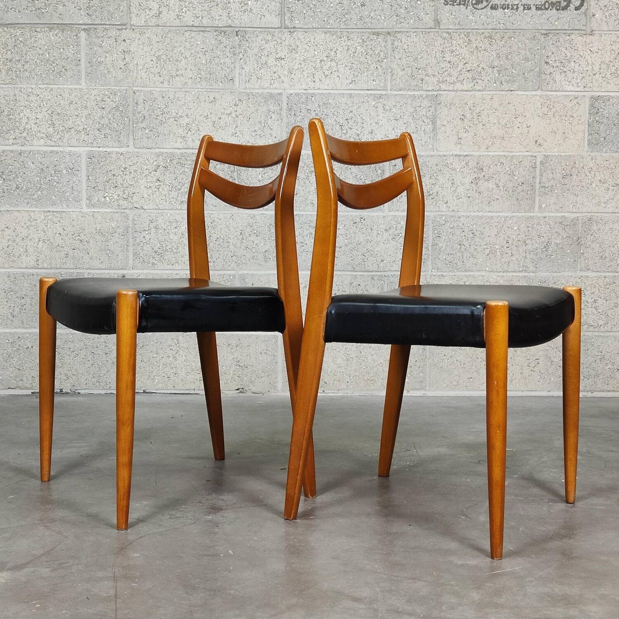 Pair of Scandinavian style chairs 1970