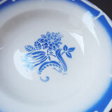 Set of 6 blue plates