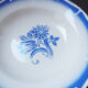 Ensemble de 6 assiettes bleues