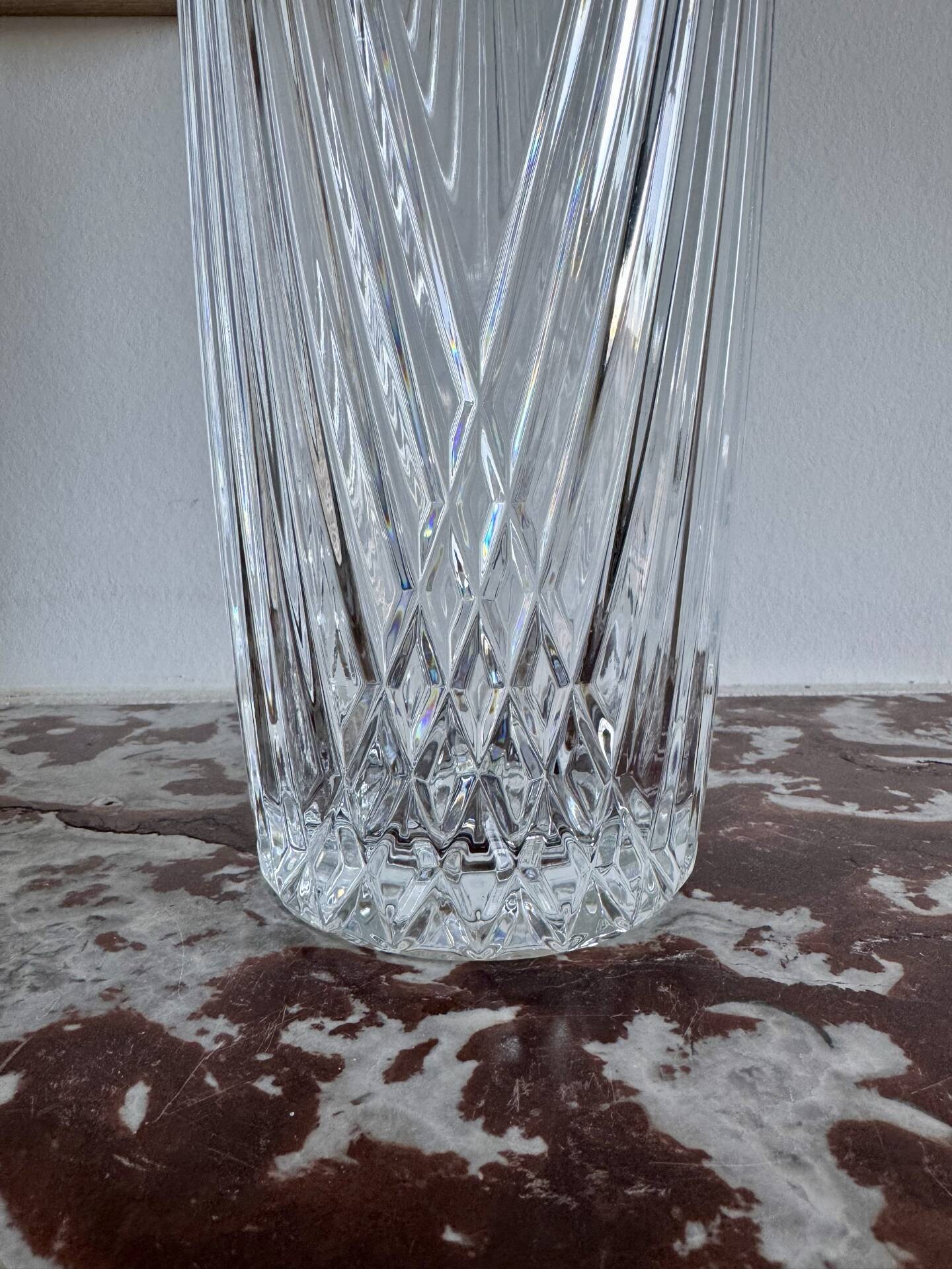 Cut crystal vase from Arques