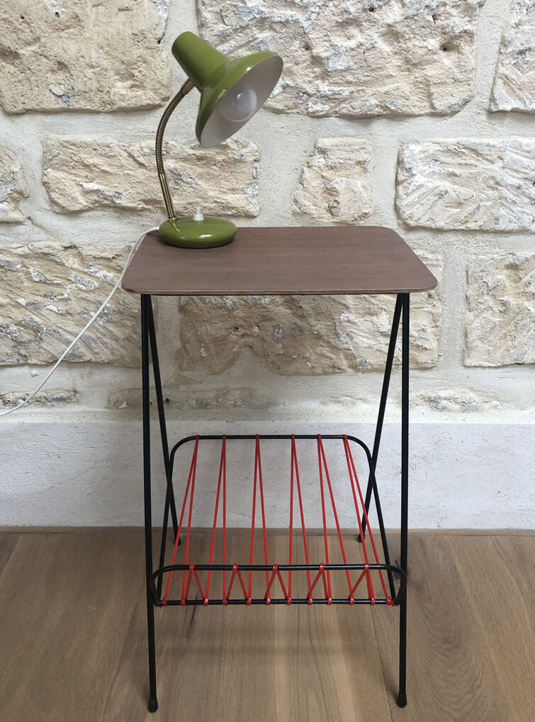 Vintage casserole lamp - green