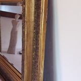 Miroir ancien bois doré style Napoléon lll