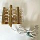 Mid-century modern Swedish crystal wall sconce from Orrefors, 1960