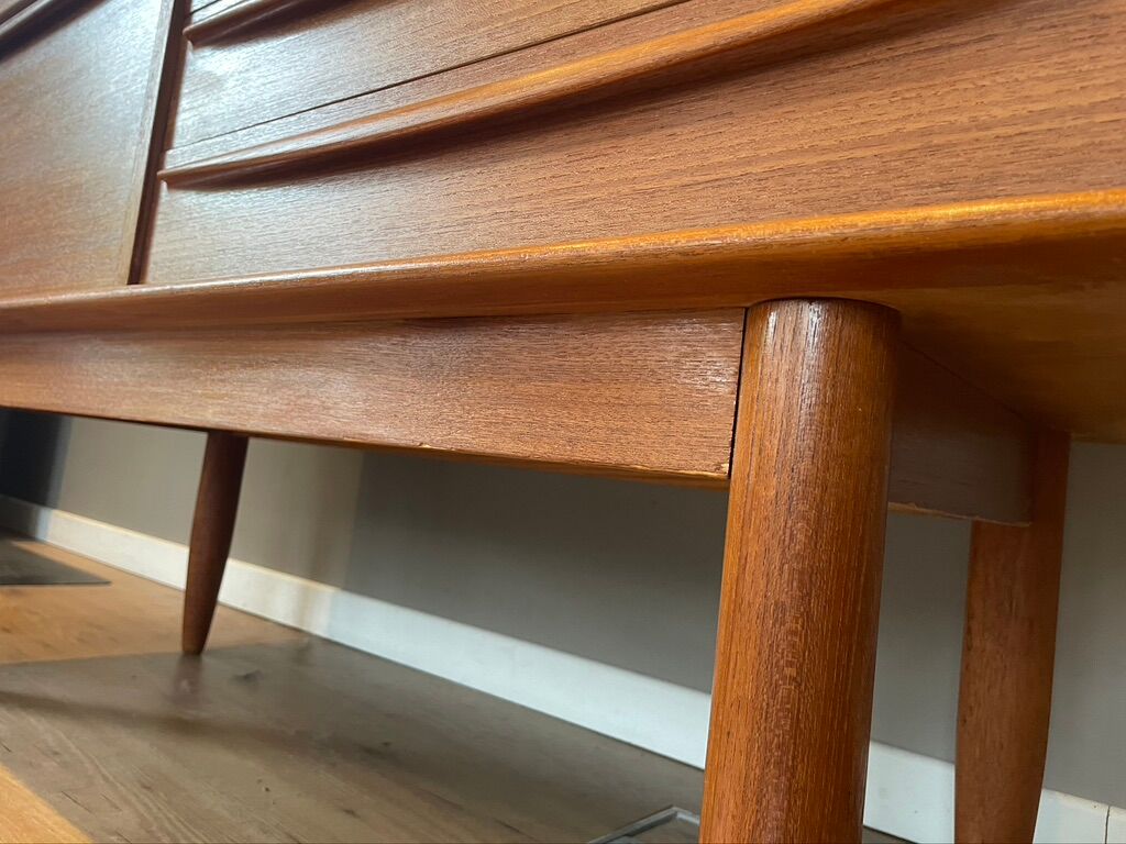 Scandinavian teak bar sideboard by Bernhard Pedersen for Samcom
