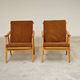Pair of Boomerang Ton armchairs (Thonet) by Antonin Suman 1960