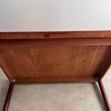 Old Scandinavian design rectangular teak table from the 60s vintage