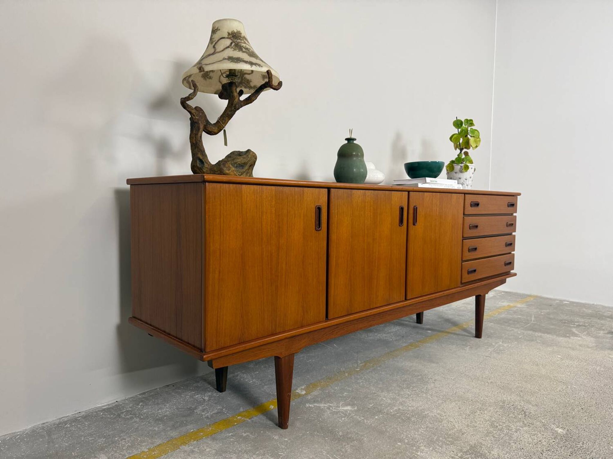 Scandinavian teak enfilade – 1960s