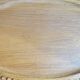 Teak tray hand-carved