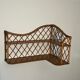 Corner wall shelf in rattan attributed to Audoux-Minet.